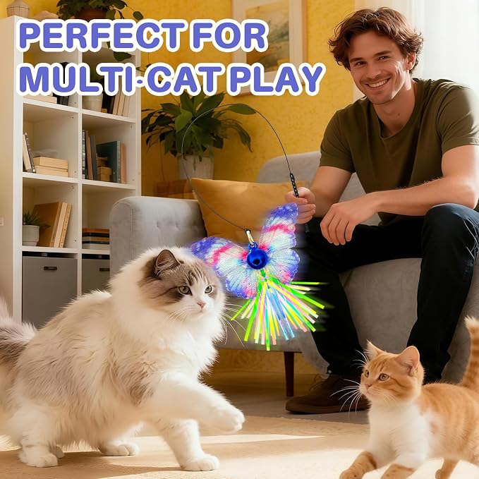 Walfront Interactive Cat Wand Toy - Image 7