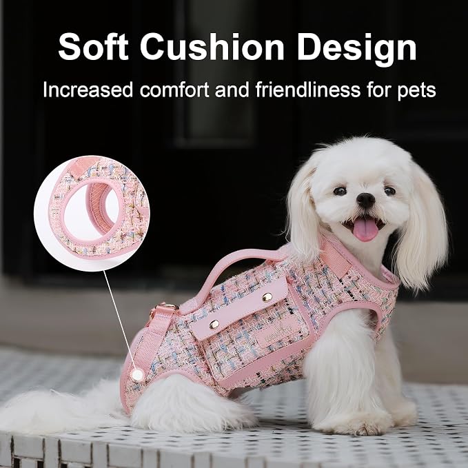 Dog Lift Harness Dog Carrier Dog VES Harness Adjustable Dog Leash - Image 6