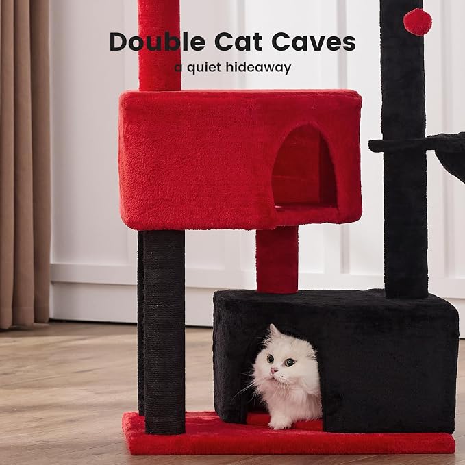 Gardner Pet 41" Tall Cat Tree for Medium-Large Cats, Heavy Duty Cat Trees Towers - Image 4
