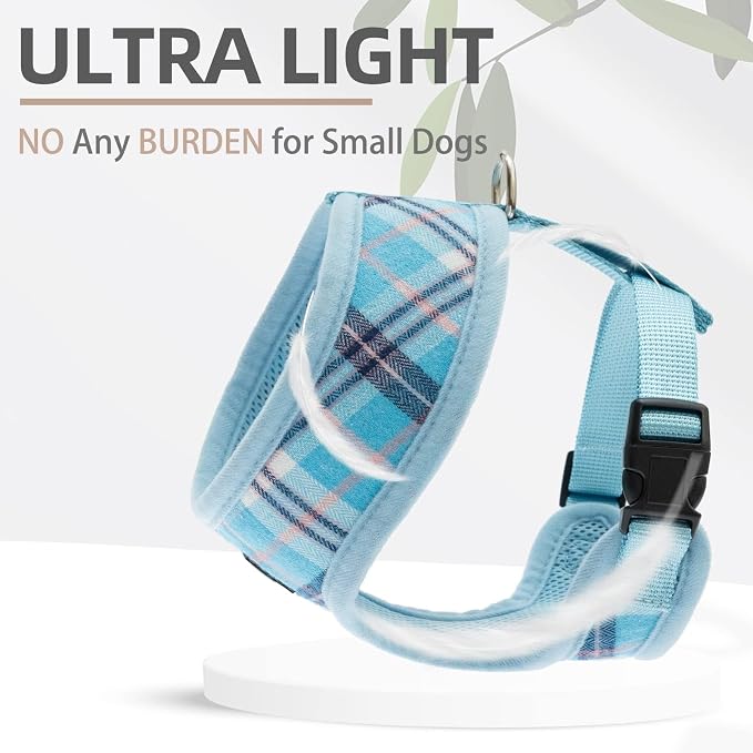PUPTECK Soft Mesh Dog Harness and Leash Set Pet Puppy Cat Comfort Padded Vest - Image 5