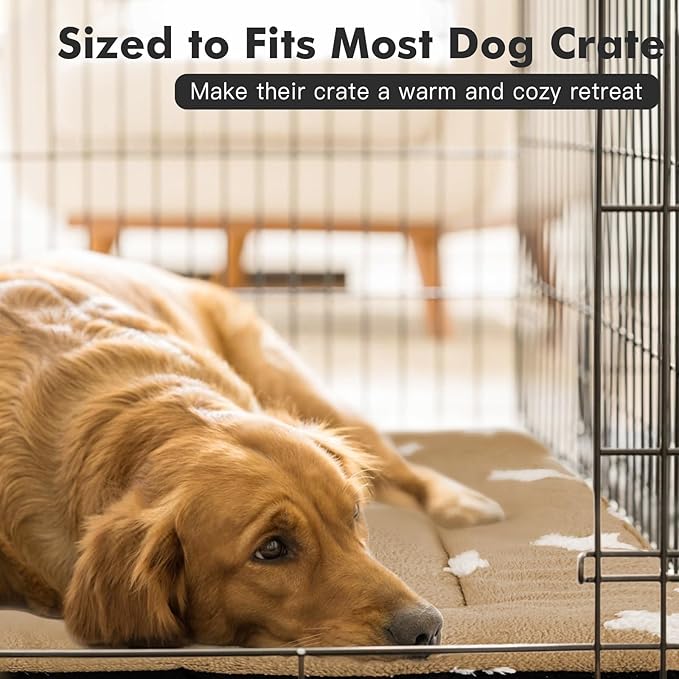 Mora Pets Dog Crate Pad Dog Kennel Bed Crate Mat - Image 5