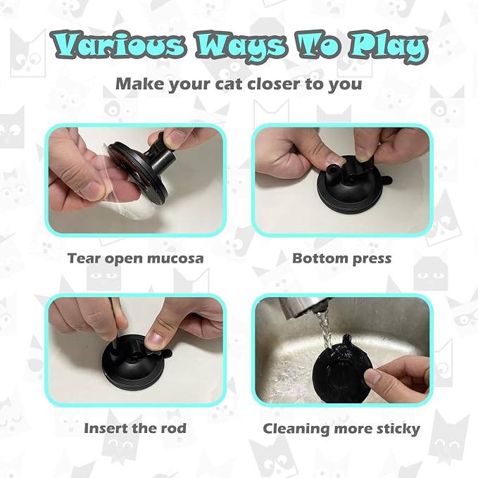 Interactive Cat Toys for Bored Indoor Adult Cats, 3 in 1 Cat Toys for Bored Cats - Image 4