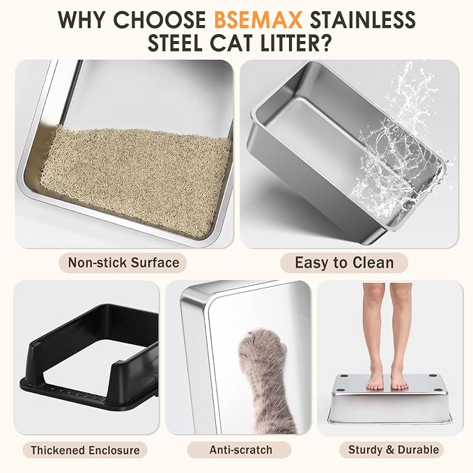 Stainless Steel Litter Box - Image 7