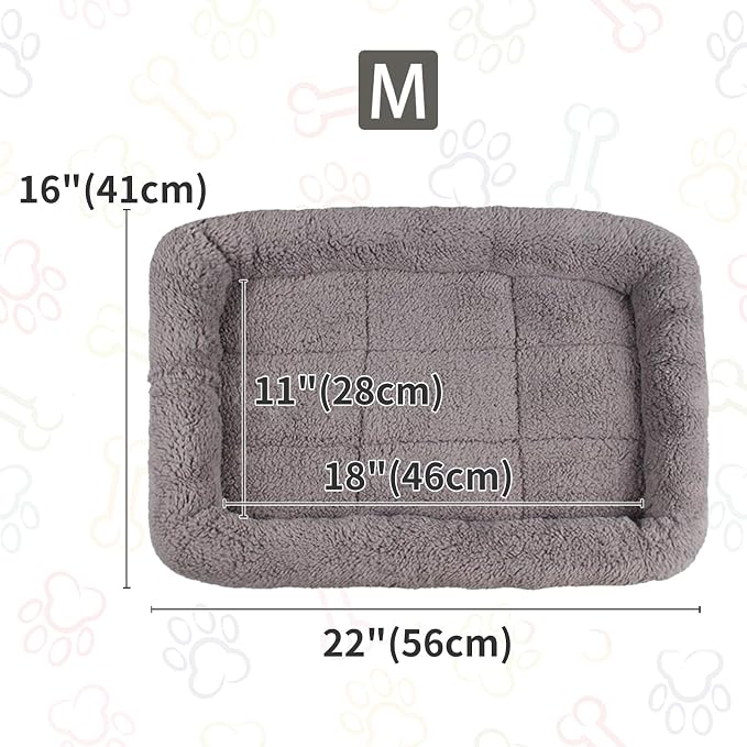PETLESO Small Cat Bed Mat, Indoor Pet Beds Furniture Carrier Crate Anti Skid Pad - Image 3