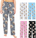 Custom Pajama Pants Women Personalized Face Pajamas Bottom Couple Pajama Pants by MYESCUSTOM
