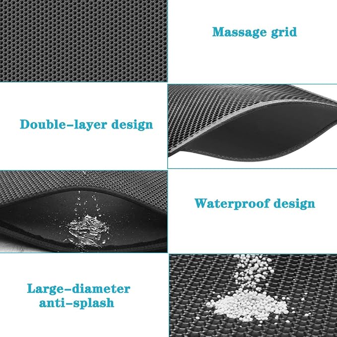 Cat Litter Mat, Waterproof/Urineproof, Scatter Control - Image 4