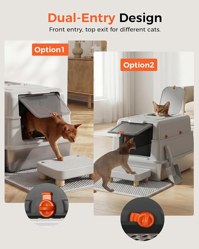 GTPLAYER XXXL Stainless Steel Cat Litter Box - Image 8
