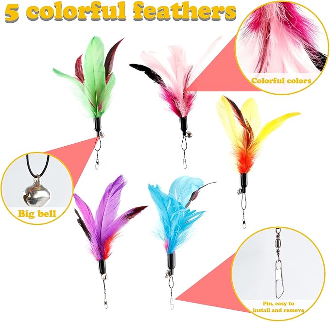 Cat Feather Toys Interactive Cats - Image 3