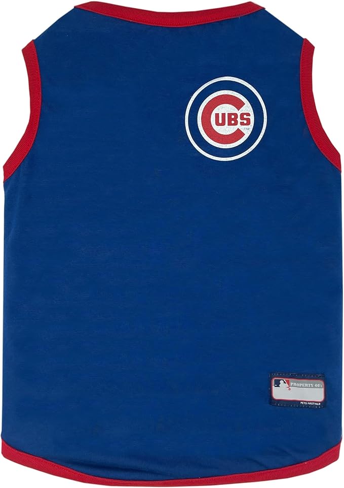 Pets First MLB Chicago Cubs Reversible T-Shirt, Large by PETSFIRST