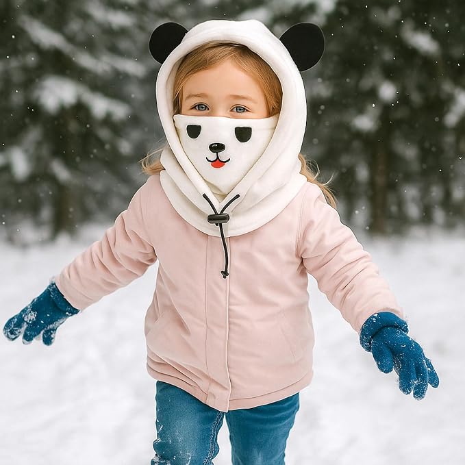 BLUEMARS Kids Winter Hat Balaclava, Fleece Cold-Weather Hood - Image 5