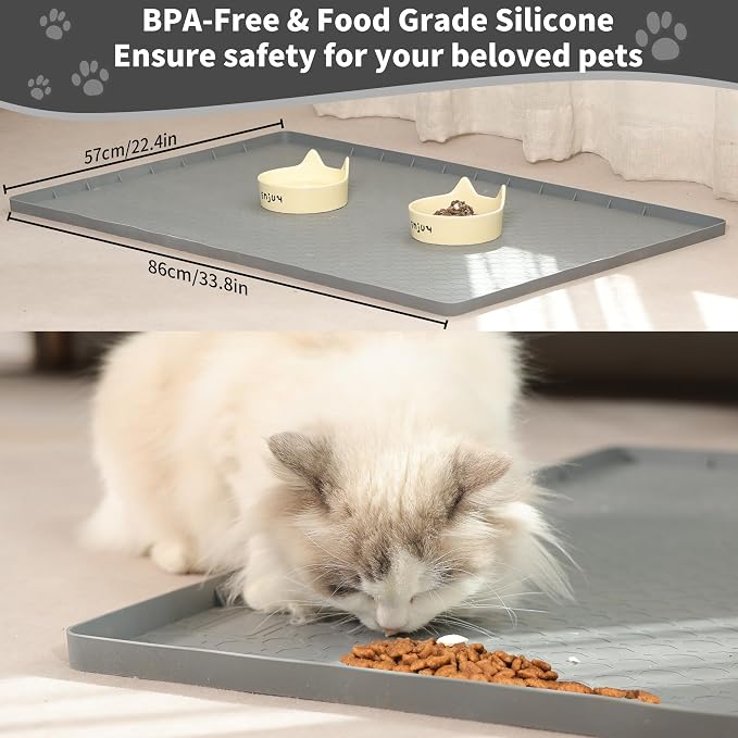 Cat Litter Mat, Litter Box Mat- 34"X22" Cat Mat - Image 3