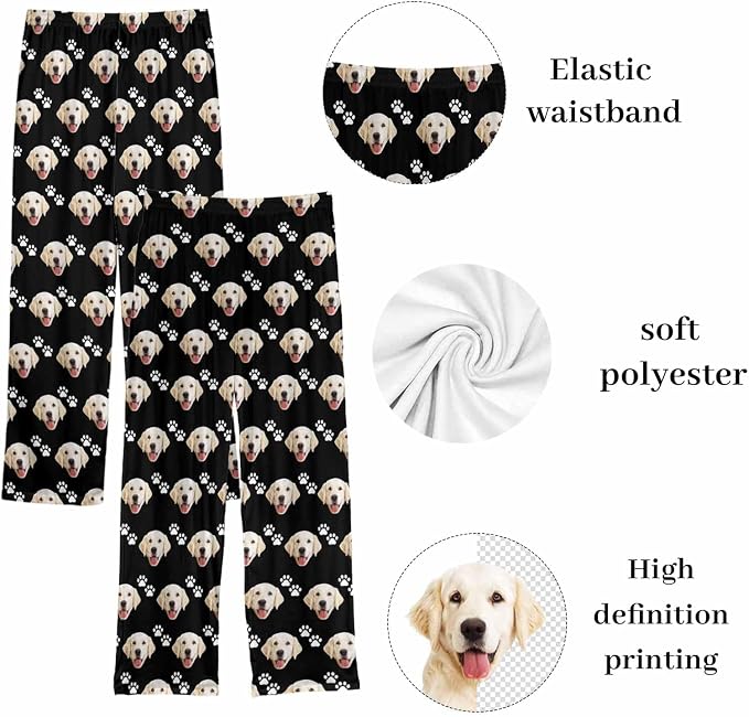 Custom Couple Pajama Pants Sock - Image 5