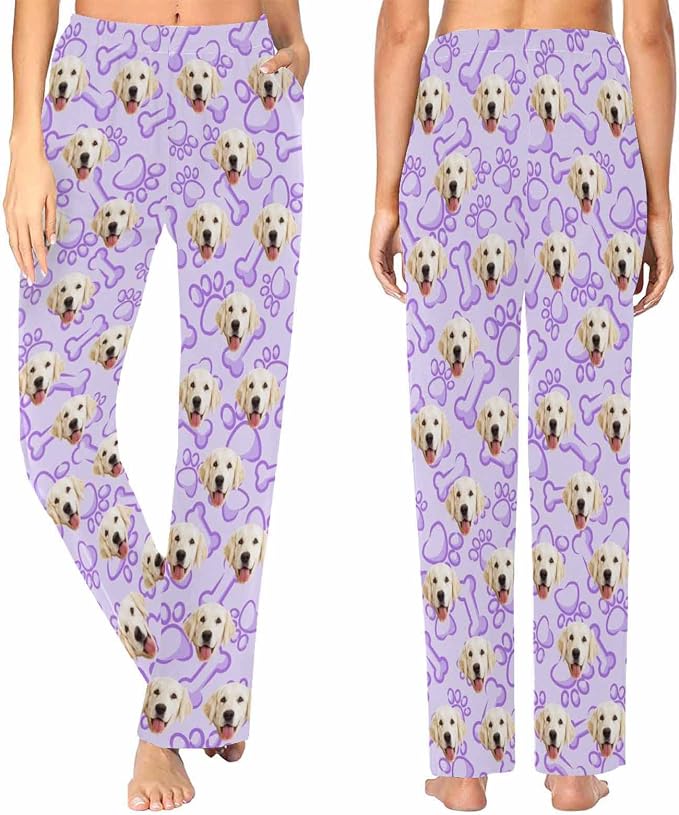 Custom Face Pajamas Pants Personalized Nightwear Bottoms - Image 2