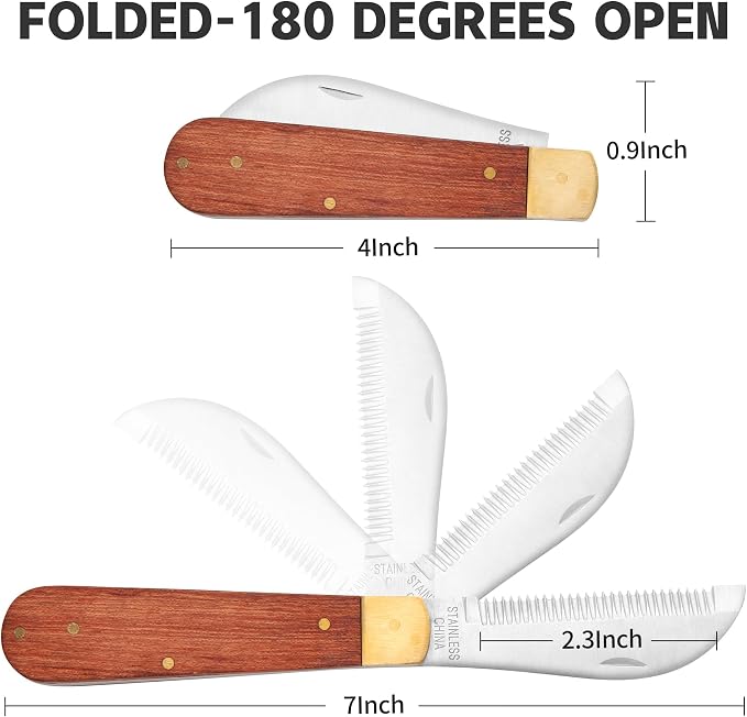 Hand Stripping Tools for Horse Dog Grooming Shedding Blade Stripping for Horse - Image 5