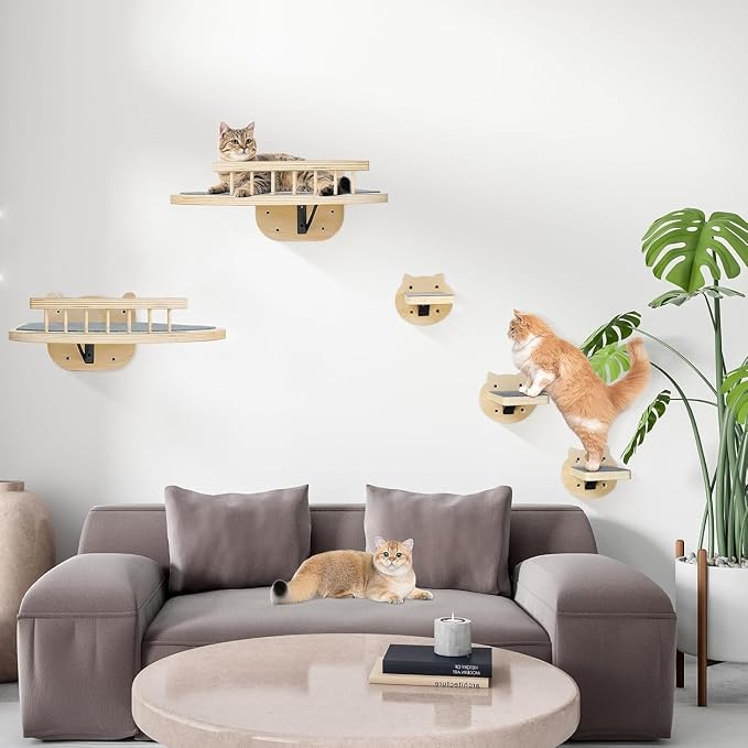 Cat Wall Shelves Furniture Set - Image 3