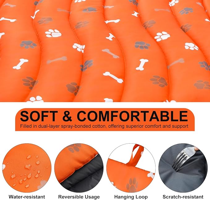 BINGPET Outdoor Travel Dog Bed for Large/Medium Dogs, Portable Waterproof - Image 4