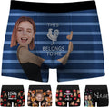 M YESCUSTOM Custom Faces Funny Short Briefs Gift by MYESCUSTOM