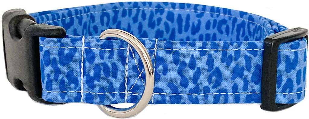 Blue Leopard Dog Collar - Image 3