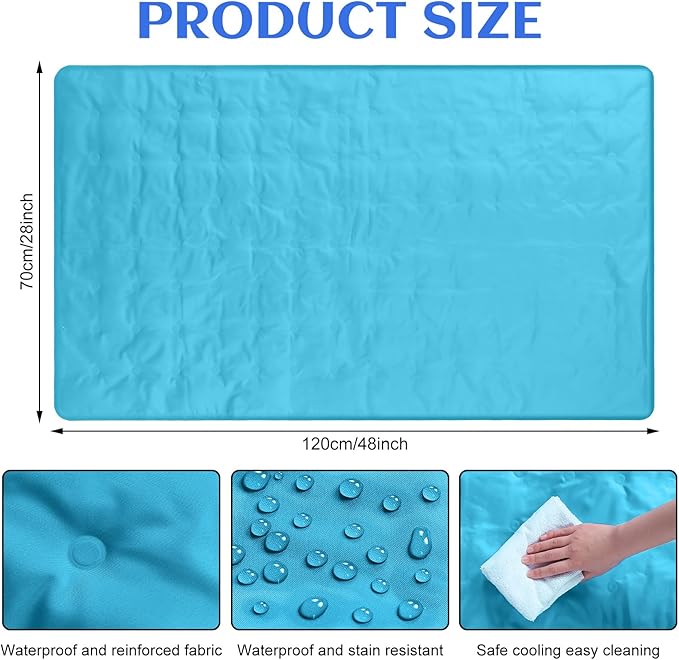 Cooling Pad Mat for Sleep Cooling Mattress Pad Gel for Bed, Relieve Pain - Image 3
