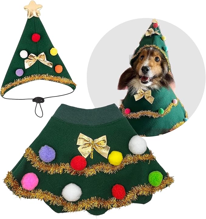 Christmas Pet Outfit，Custom Fit Holiday Clothes by dellastella