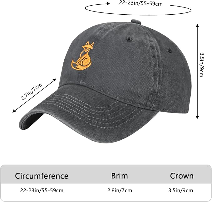 Embroidered Baseball Cap Adjustable Vintage Washed Distressed Denim Baseball Hat - Image 3