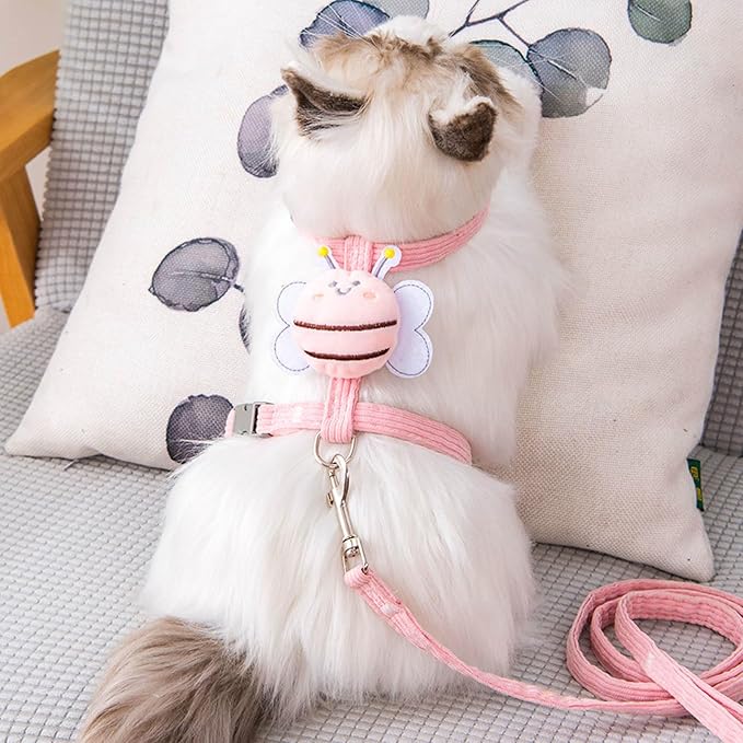 Cat Harness and Leash Set for Outdoor Travel Walking Escape Proof Soft Safe - Image 8