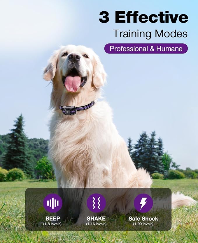 Bousnic Dog Shock Collar - 3300Ft Training Collar - Image 8