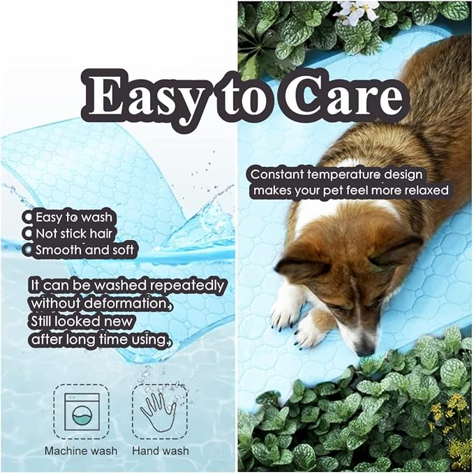 Mannice Pet Cooling Mat, 27.5 x 39.0 in, No Water or Electricity Needed - Image 3