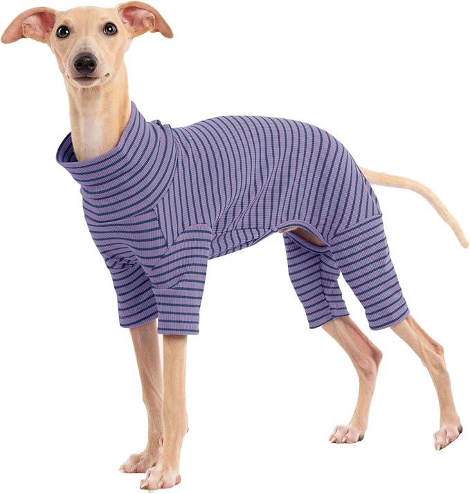 Dog Sweaters for Small Dogs Girls Boys, Striped Pet Sweaters for Fall Winter by Haloumoning