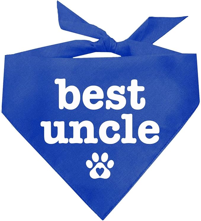 Best Uncle Father's Day, Valentine's Day, Birthday Dog Bandana by TeesTails