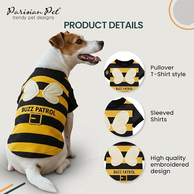Parisian Pet Dog Buzz Patrol Bee Shirt - Image 3