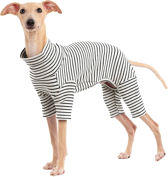 Dog Sweaters for Small Dogs Girls Boys, Striped Pet Sweaters for Fall Winter by Haloumoning