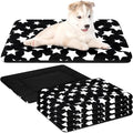 VitalCozy 4 Pcs Dog Crate Pads, Ultra Soft Warm Washable Anti-Slip Kennel Bed by VitalCozy