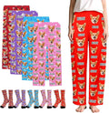 Custom Couple Pajama Pants Sock by FUNAO