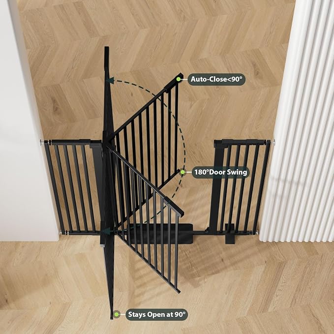 51'' Extra Wide Cat Gate Barrier 30-63'' Wide - Image 5