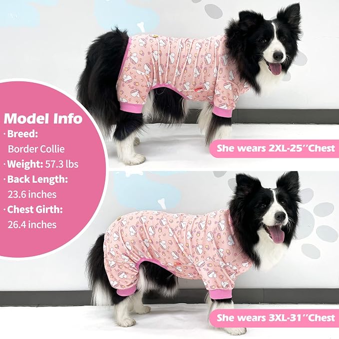 KYEESE Dog Pajamas Velvet Dog Pajamas Medium Sized Dogs Soft Dogs Clothes Pjs - Image 5