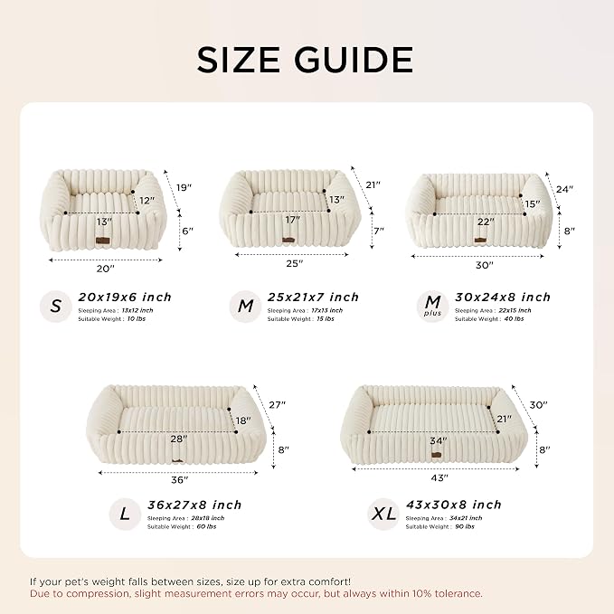 Bedsure ComfyFleece™ Cute Dog Bed Medium Size Dog - Image 5