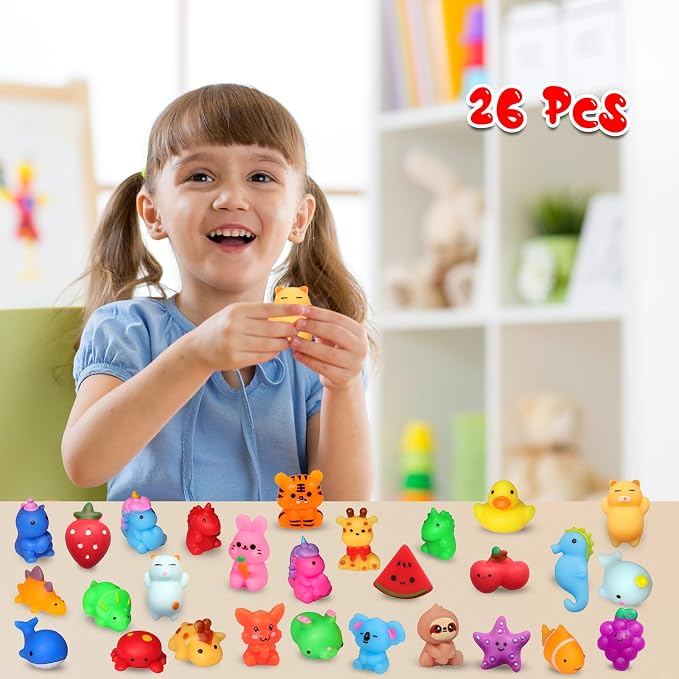 Squishies, 26 Pack Mochi Squishy Toys - Image 3