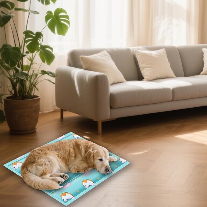 Dog Cooling Mat, Cooling Mat for Dogs & Cat, Provides Instant Relief for Small - Image 5