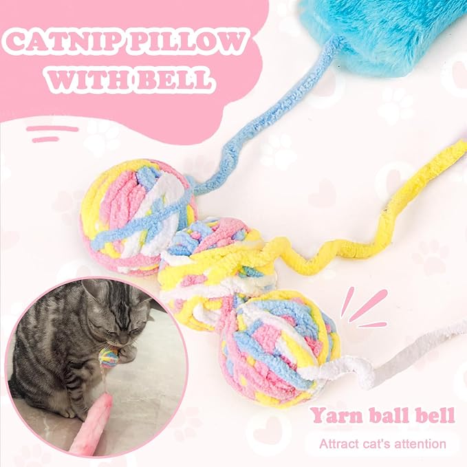 Cat Kicker Toy Large 3pcs, Catnip Toys - Image 3