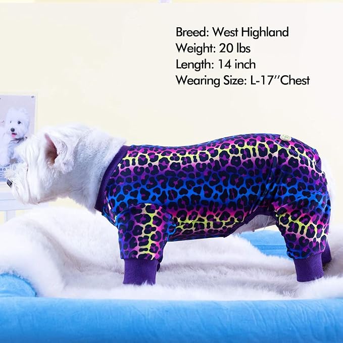 KYEESE Dog Pajamas Velvet Dog Pajamas Medium Sized Dogs Soft Dogs Clothes Pjs - Image 5