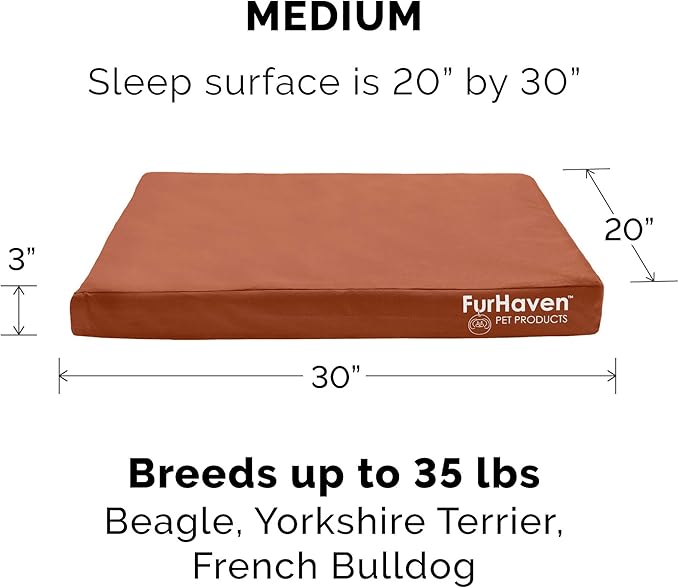 Furhaven Replacement Dog Bed Cover Water-Resistant Indoor/Outdoor Logo Print - Image 3