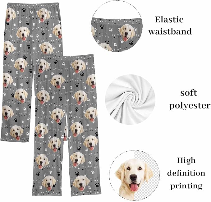 Custom Couple Pajama Pants Sock - Image 5