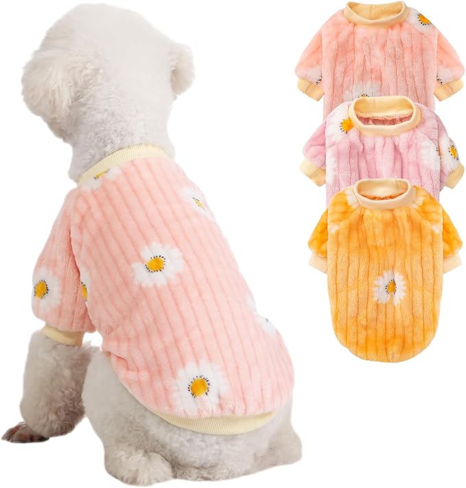 Dog Sweater, 3 Pack Dog Sweaters by Kyaringtso