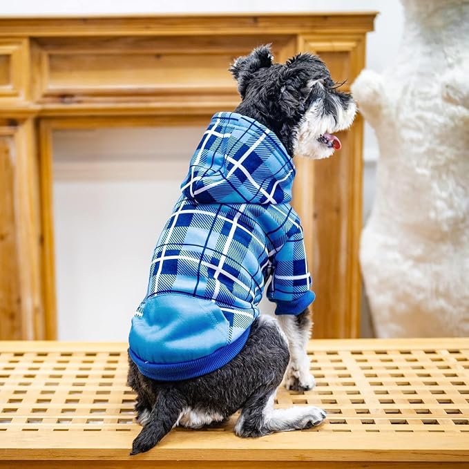 EXPAWLORER Plaid Dog Hoodie - Image 7
