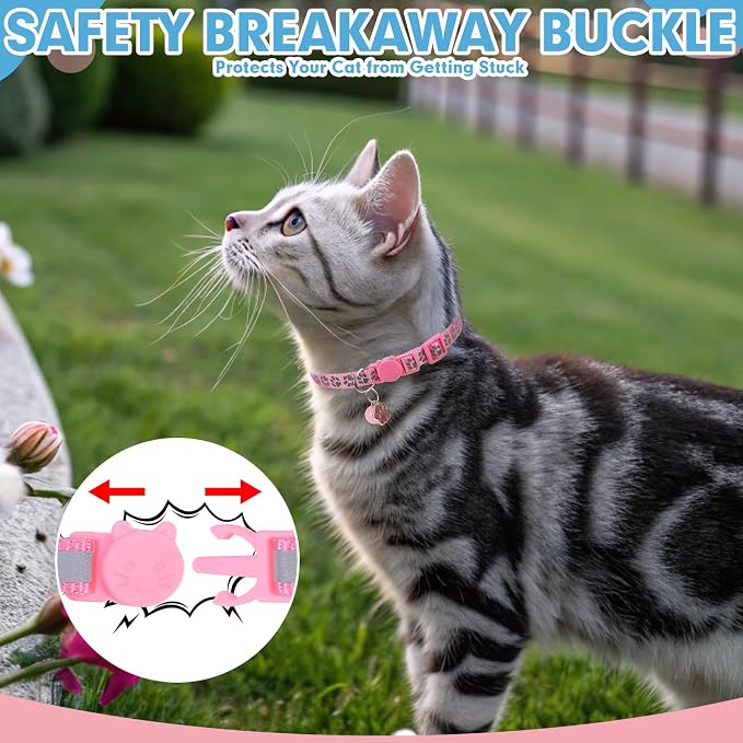 BINGPET Reflective Cat Collar Breakaway - Image 3