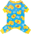 KYEESE Dog Pajamas Blue Floating Duck Puppy Onesie Pets Pjs Doggie Jammies by KYEESE