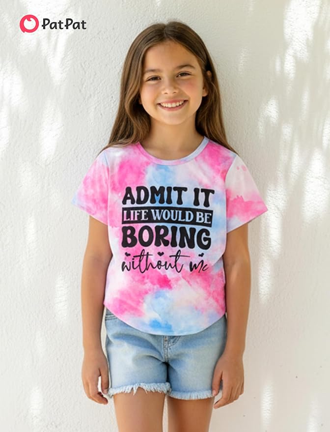 PATPAT Girls Crewneck Short Sleeve Graphic Tees Animal Print Shirts Cute Summer - Image 5