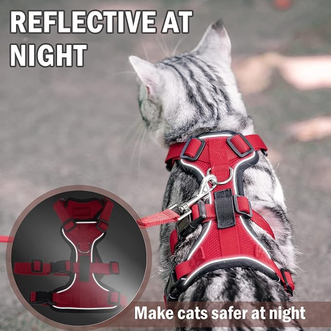 PUPTECK Cat Harness and Leash Set Escape Proof - Image 5