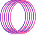 6 Pcs Exercise Hoop Detachable Fitness Rings Adjustable Plastic Toy Fitness by Halloscume